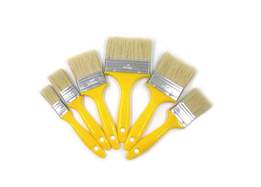 Paint Brush-yellow plastic