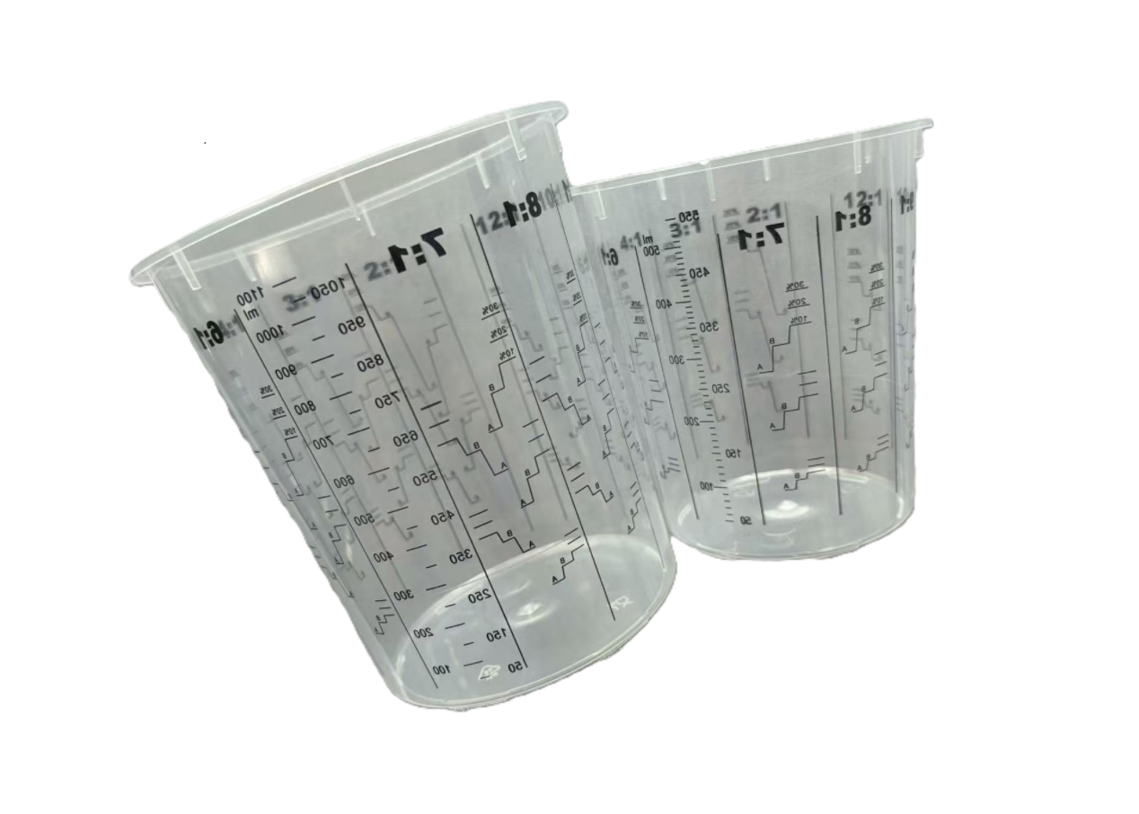 Marked Mixing Cup